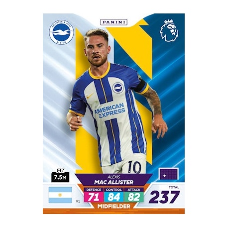 Alexis Mac Allister Brighton & Hove Albion 91