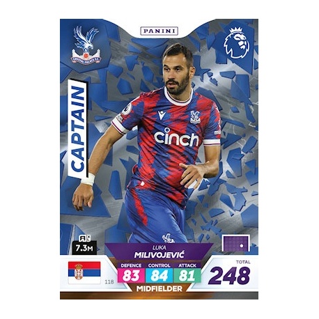 Luka Milivojević Captain Crystal Palace 118
