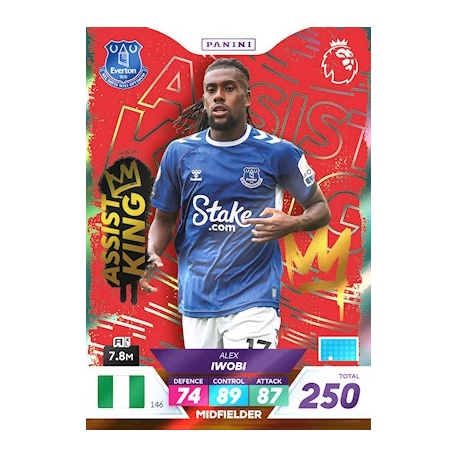 Alex Iwobi Assist King Everton 146