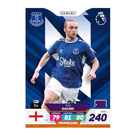 Tom Davies Everton 147