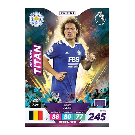 Wout Faes Defensive Titan Leicester City 195