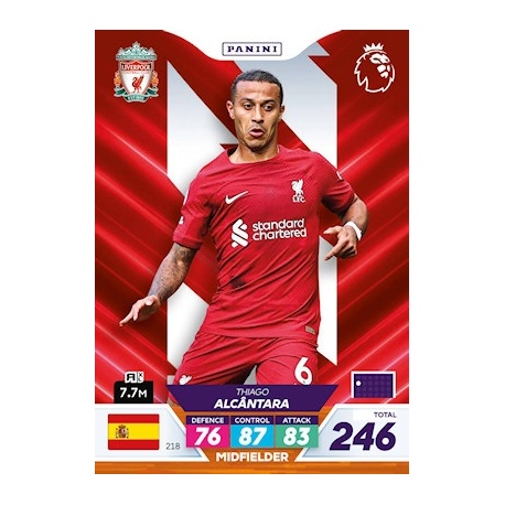 Thiago Alcântara Liverpool 218