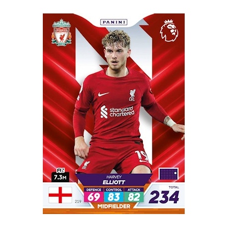 Harvey Elliott Liverpool 219
