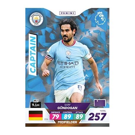 İlkay Gündoğan Captain Manchester City 226