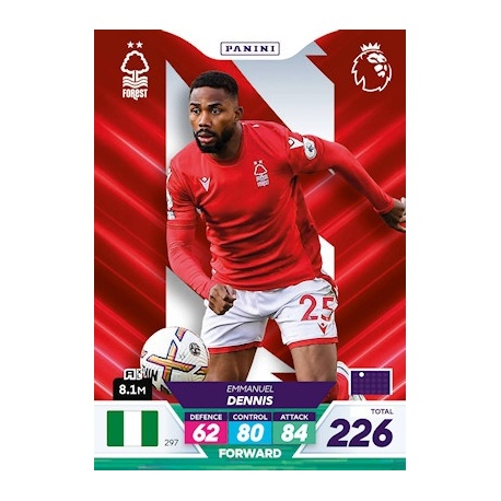 Emmanuel Dennis Nottingham Forest 297