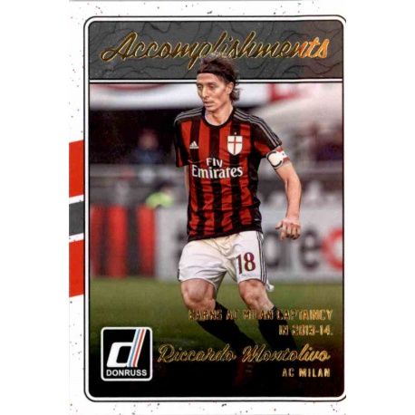 Riccardo Montolivo Accomplishments 1 Donruss Soccer 2016-17
