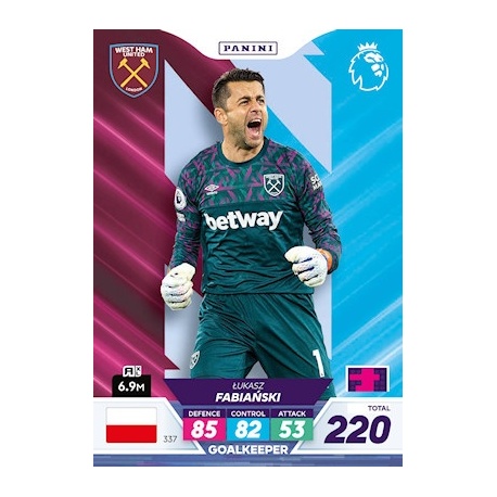 Łukasz Fabiański West Ham United 337