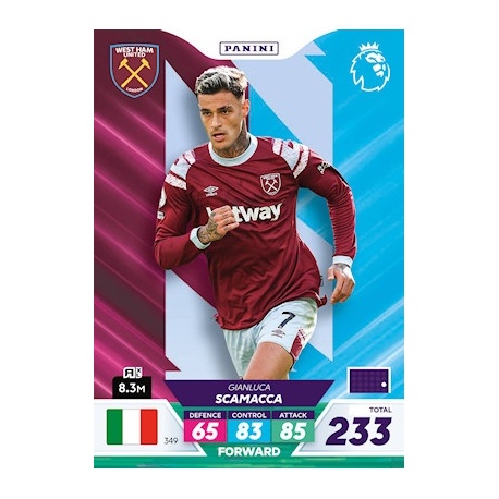 Gianluca Scamacca West Ham United 349