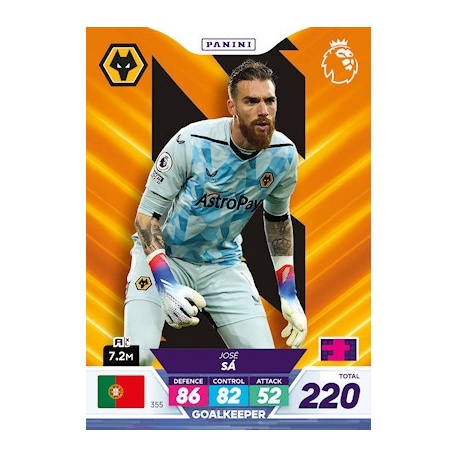 José Sá Wolverhampton Wanderers 355