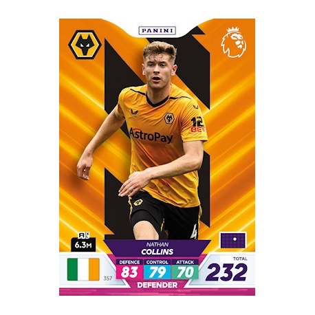 Nathan Collins Wolverhampton Wanderers 357