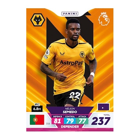 Nélson Semedo Wolverhampton Wanderers 358