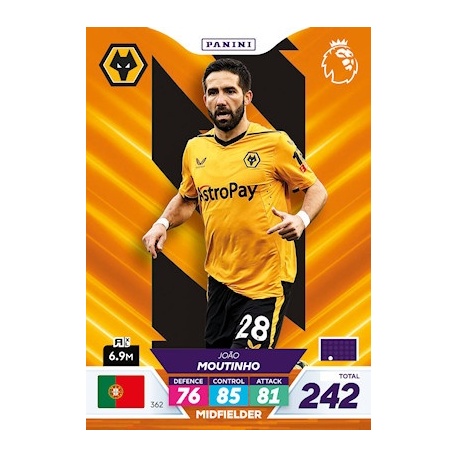 João Moutinho Wolverhampton Wanderers 362