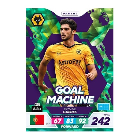 Gonçalo Guedes Goal Machine Wolverhampton Wanderers 367