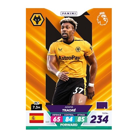 Adama Traoré Wolverhampton Wanderers 369