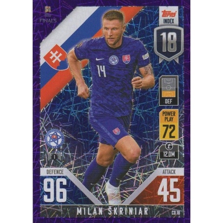 Milan Skriniar Slovakia Purple CD 18