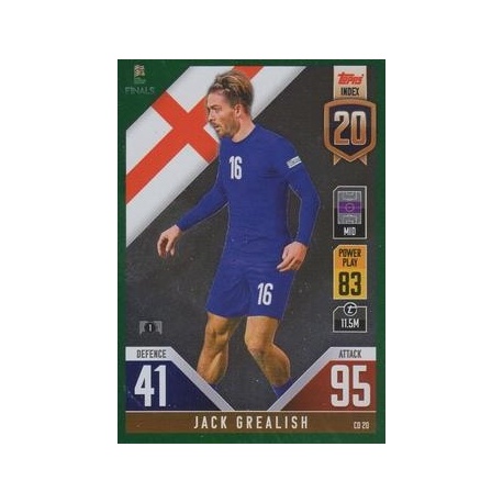 Jack Grealish England Green CD 20