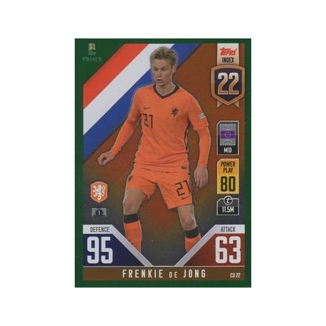 Frenkie de Jong Netherlands Green CD 22