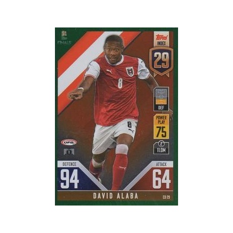 David Alaba Austria Green CD 29