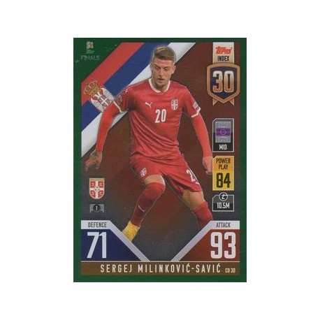 Sergej Milinković-Savić Serbia Green CD 30