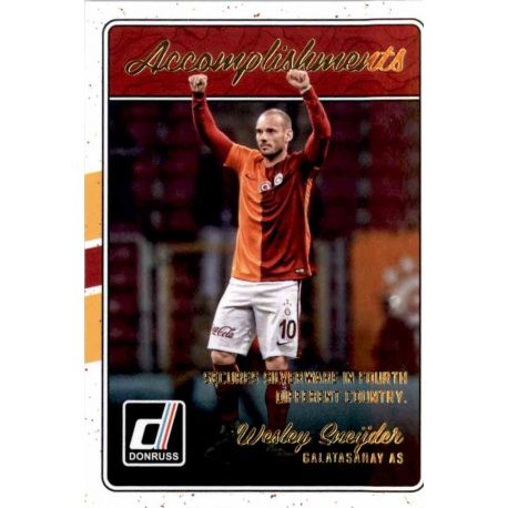 Wesley Sneijder Accomplishments 13 Donruss Soccer 2016-17