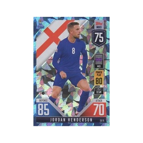 Jordan Henderson England Blue Crystal CD 75