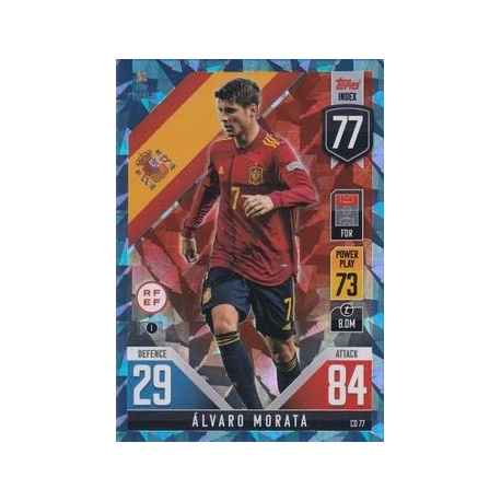 Alvaro Morata Spain Blue Crystal CD 77