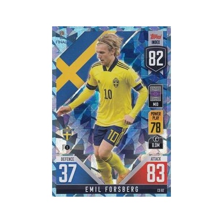 Emil Forsberg Sweden Blue Crystal CD 82