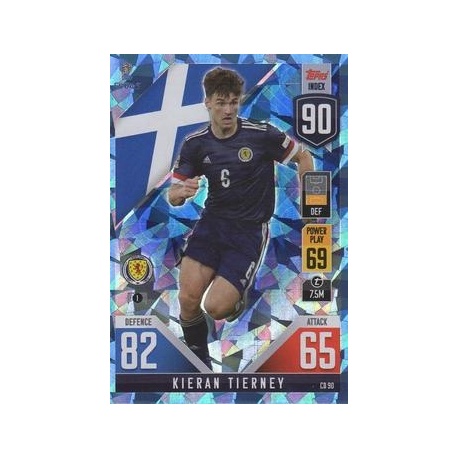 Kieran Tierney Scotland Blue Crystal CD 90