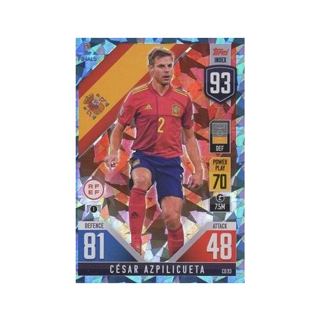 Cesar Azpilicueta Spain Blue Crystal CD 93