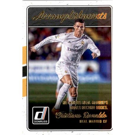 Cristiano Ronaldo Accomplishments 17 Donruss Soccer 2016-17