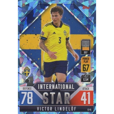 Victor Lindelof Sweden Blue Crystal IS 45
