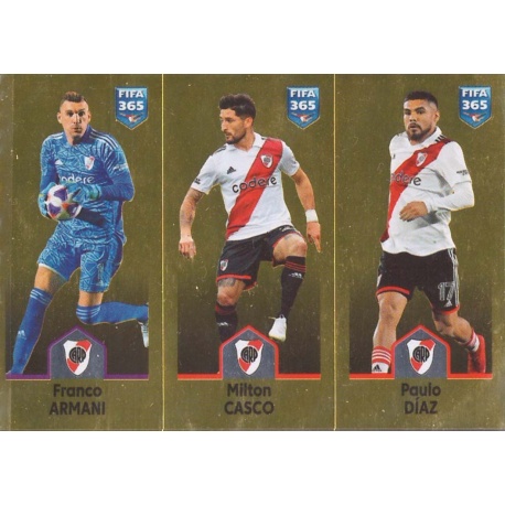Franco Armani - Milton Casco - Paulo Díaz River Plate 7