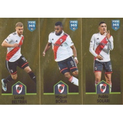 Lucas Beltrán - Miguel Borja - Pablo Solari River Plate 17