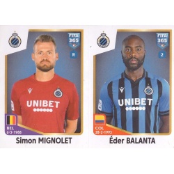 Simon Mignolet - Éder Balanta Club Brugge 22