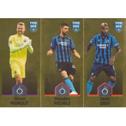 Simon Mignolet - Brandon Mechele - Denis Odoi Club Brugge 23