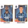 Buy Sticker Denis Odoi - Eduard Sobol Club Brugge Panini Fifa 365 Stickers 2023