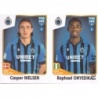 Buy Sticker Casper Nielsen - Raphael Onyedika Club Brugge Panini Fifa 365 The Golden World Of Football