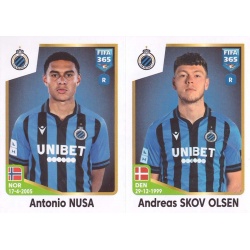Antonio Nusa - Andreas Skov Olsen Club Brugge 34