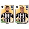 Venta Cromo de Sasha - Eduardo Vargas Atlético Mineiro Panini Fifa 365 The Golden World Of Football 2023