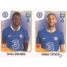 Sale Sticker of Denis Zakaria - Hakim Ziyech Chelsea Panini Fifa 365 The Golden World Of Football 2023