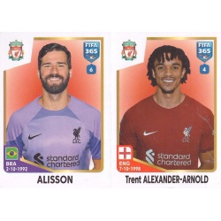 Alisson - Trent Alexander-Arnold Liverpool 70