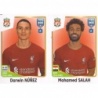Comprar Cromo Darwin Núñez - Mohamed Salah Liverpool Panini Fifa 365 The Golden World Of Football