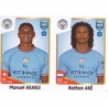 Buy Sticker Manuel Akanji - Nathan Aké Manchester City Panini Fifa 365 The Golden World Of Football