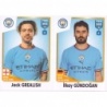 Sale Sticker of Jack Grealish - ilkay Gündoğan Manchester City Panini Fifa 365 The Golden World Of Football 2023