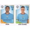 Sale Sticker of Rodri - Julián Álvarez Manchester City Panini Fifa 365 Stickers 2023