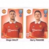 Buy Sticker Diogo Dalot - Harry Maguire Manchester United Panini Fifa 365 Stickers 2023