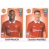 Sale Sticker of Tyrell Malacia - Lisandro Martínez Manchester United Panini Fifa 365 Stickers 2023