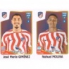 Sale Sticker of José María Giménez - Nahuel Molina Atlético Madrid Panini Fifa 365 Stickers 2023