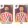 Buy Sticker Yannick Carrasco - Saúl Atlético Madrid Panini Fifa 365 The Golden World Of Football