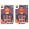 Sale Sticker of Andreas Christensen - Eric García Barcelona Panini Fifa 365 Stickers 2023